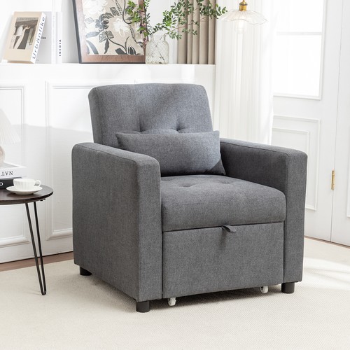 Single chair bed pull out - chair,