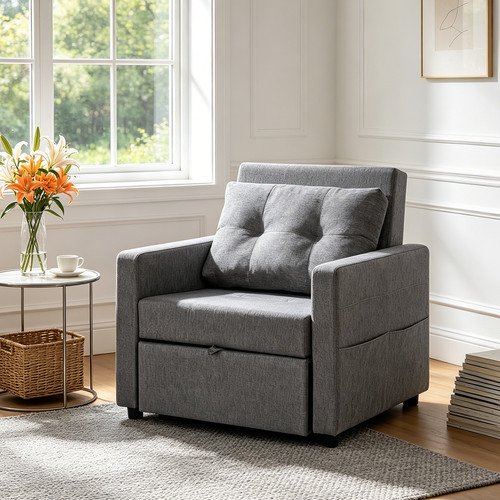 Convertible sofa bed 1 - convertible, 3-in-1