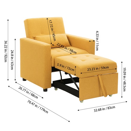 Folding sleeper sofa - sleeper,